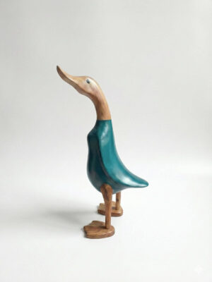 Mała kaczka balijska w morskim kolorze.